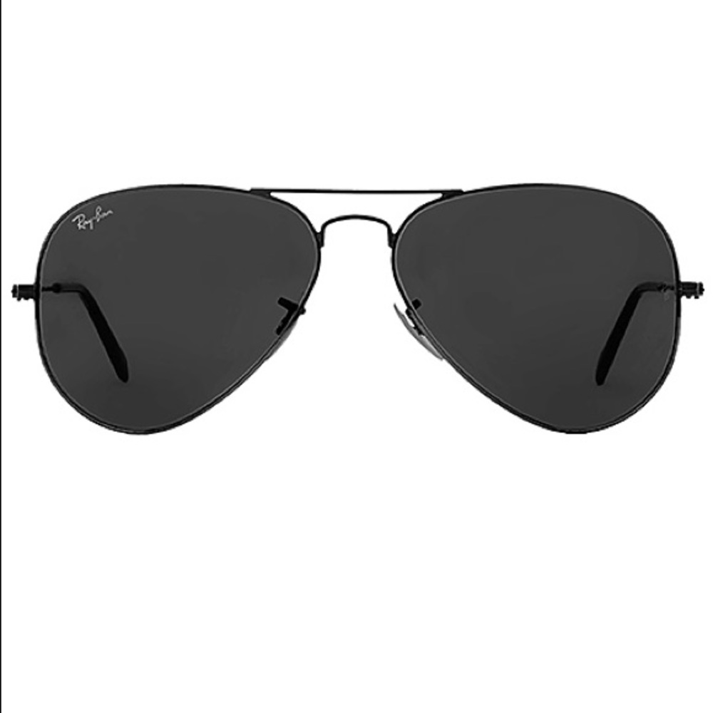 Ray Ban all-black aviator sunglasses
